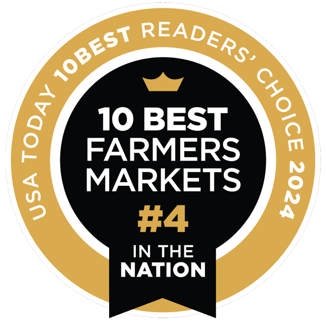 USA Today 10Best Readers Choice Best Farmers Market - Fourth in the Nation